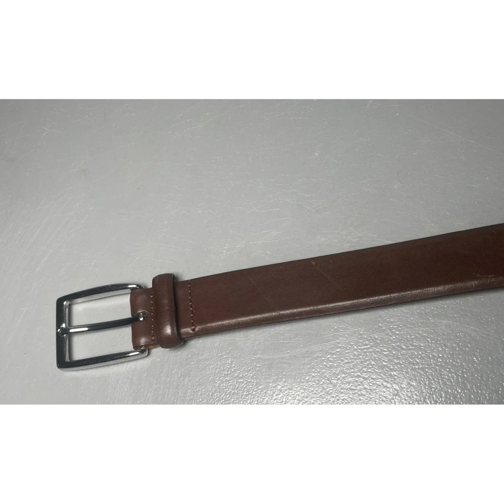 Vintage Ralph Lauren Men's Brown Leather Belt Size 40